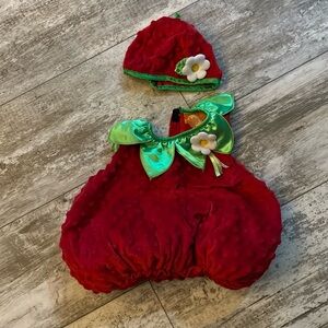 Baby Strawberry Halloween Costume 3-6M
